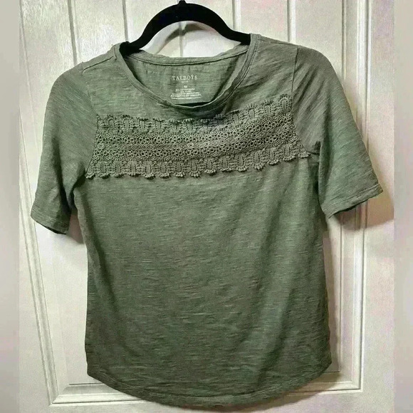 Talbots petite small womens green tshirt - Picture 1 of 1
